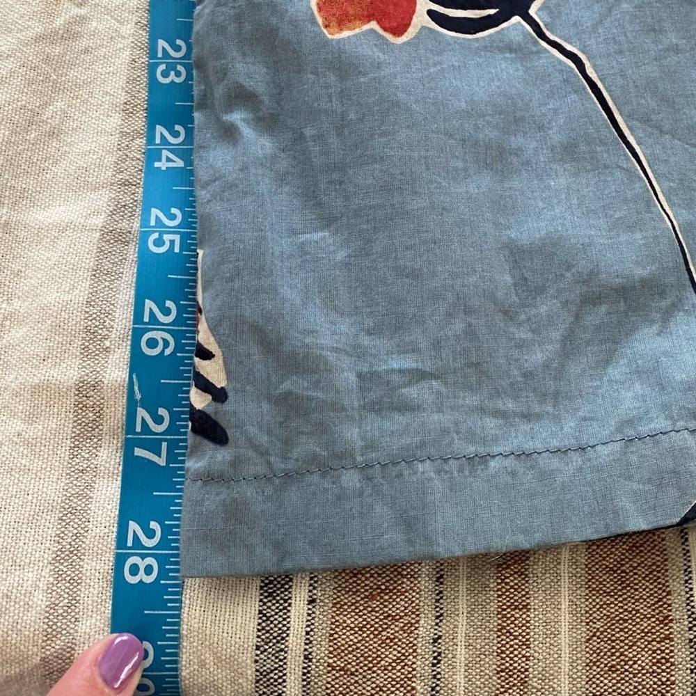 Anthropologie Bel Kazan Blue Red Floral Evie Jumpsuit XS - Picture 15 of 16